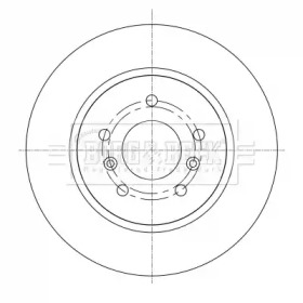 BORG & BECK bbd5367 -  Тормозной диск